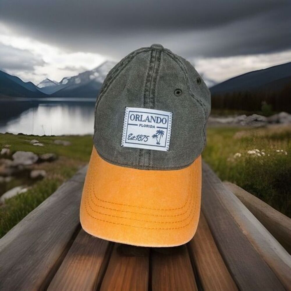 E-Flex Caps Orlando Est. 1875 Baseball Cap Front Patch Beach Boating Hat Flordia